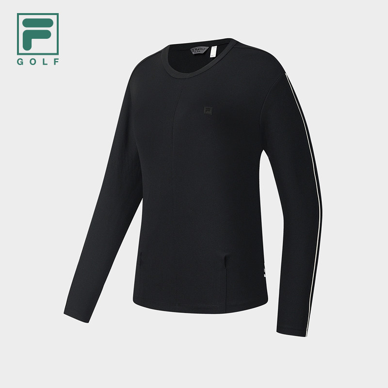 FILA 斐乐官方女子针织长袖衫2026春季新款高尔夫运动简约舒适长T,运动服/休闲服装,运动T恤,淘宝优惠券,粉丝福利购,淘宝优惠卷
