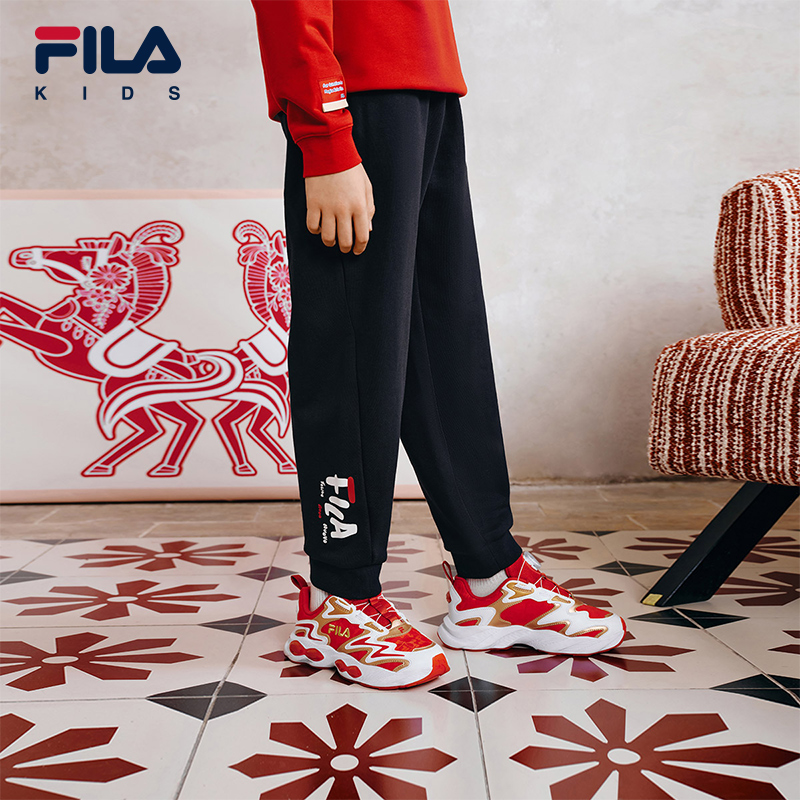 FILAKIDS斐乐针织长裤