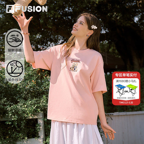 FILAFUSION斐乐潮牌短袖T