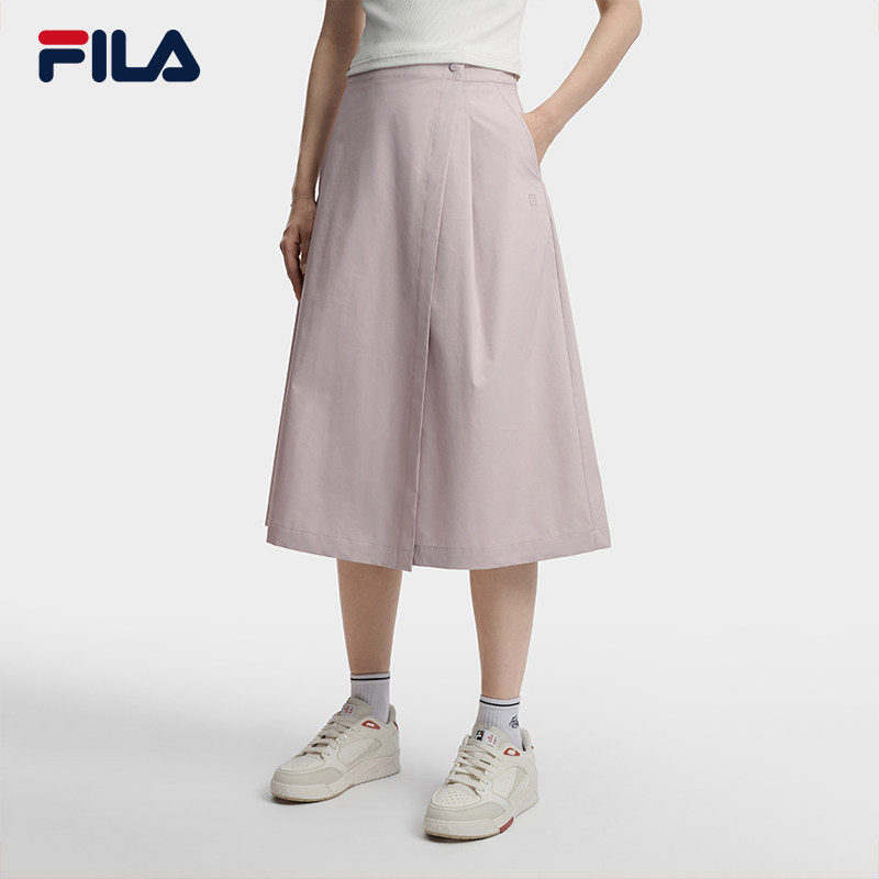 FILA 斐乐官方女士裙裤2026夏季新款时尚休闲简约宽松及膝半