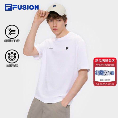FILAFUSION斐乐男子短袖T