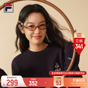 斐乐质感卫衣丨FILA套头卫衣26秋款男女同款网球运动宽松情侣上衣