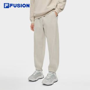 FUSION斐乐潮牌针织长裤 宽松收口休闲裤 男2026春季 时尚 新款 FILA