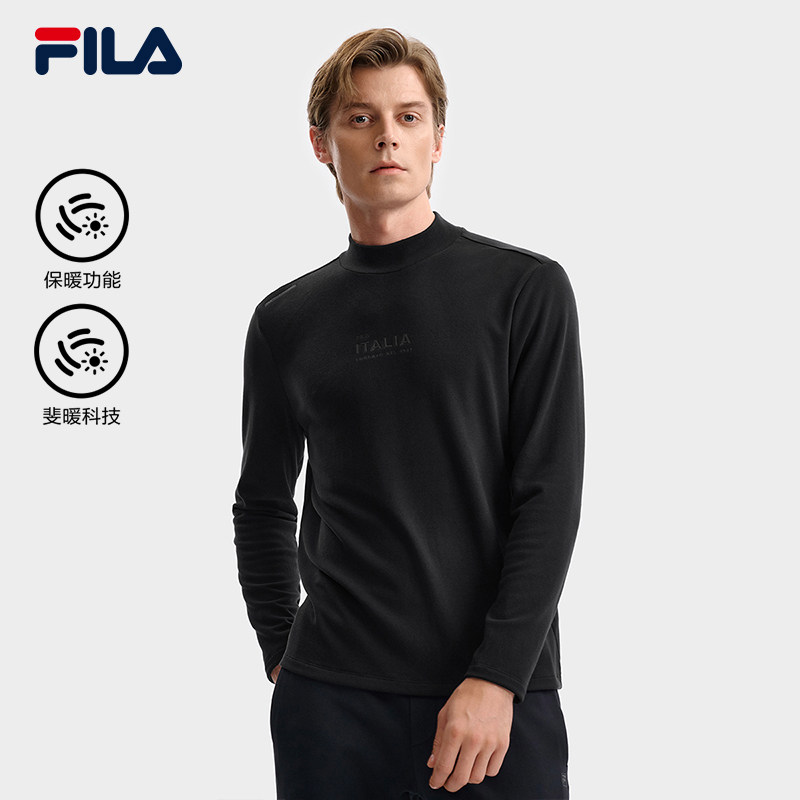 FILA斐乐男士针织长袖衫