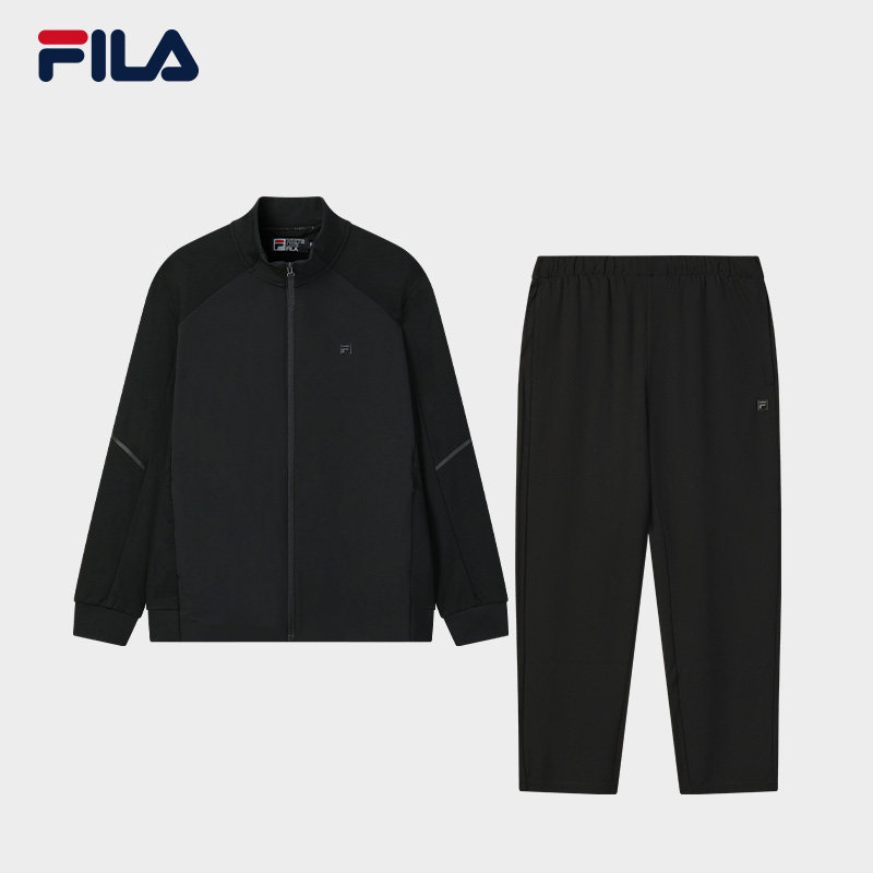 FILA斐乐官方运动套装男2026夏季新款休闲跑步健身外套裤子训练服