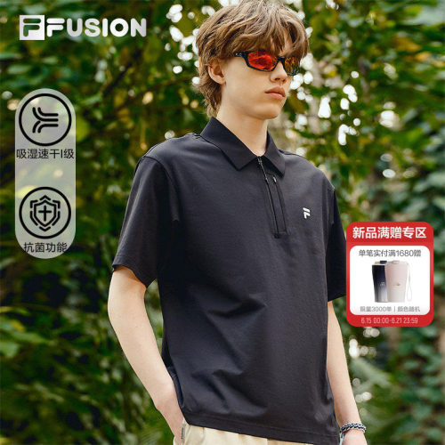 FILAFUSION斐乐潮牌短袖POLO