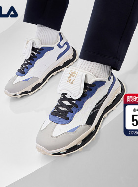 FILA 斐乐官方男鞋KM 2先锋运动鞋复古新款叠叠鞋休闲鞋运动鞋