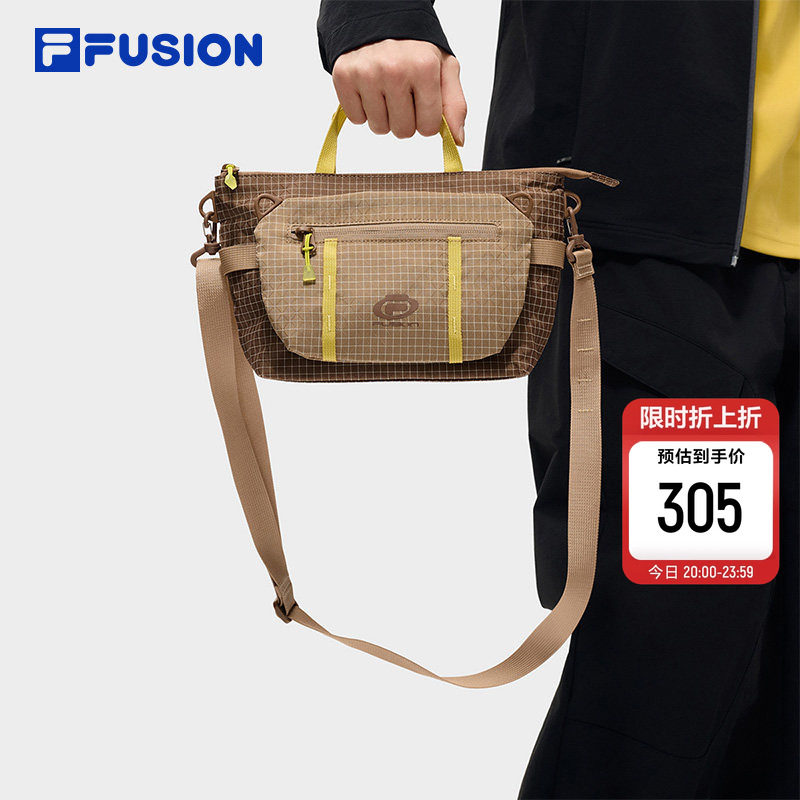 FILA FUSION斐乐包包男包挎包新款户外包单肩包斜挎包女包