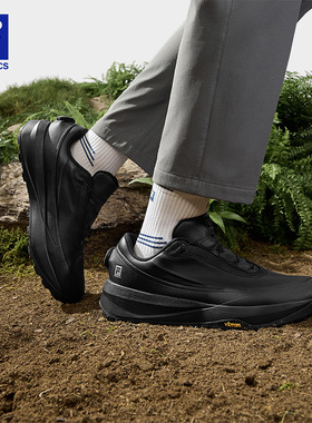 眼界2|FILA斐乐BOA革面运动鞋男鞋2026新款皮质低帮防水越野跑鞋