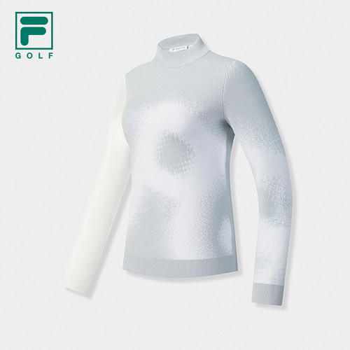 FILA斐乐官方长袖保暖编织衫运动