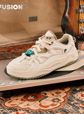 旋律鞋丨章昊同款 FILA FUSION斐乐潮牌男鞋厚底板鞋新款休闲鞋子