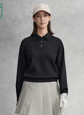 何沐妮同款ILA 斐乐女子长袖T2026春新款高尔夫运动简约舒适上衣