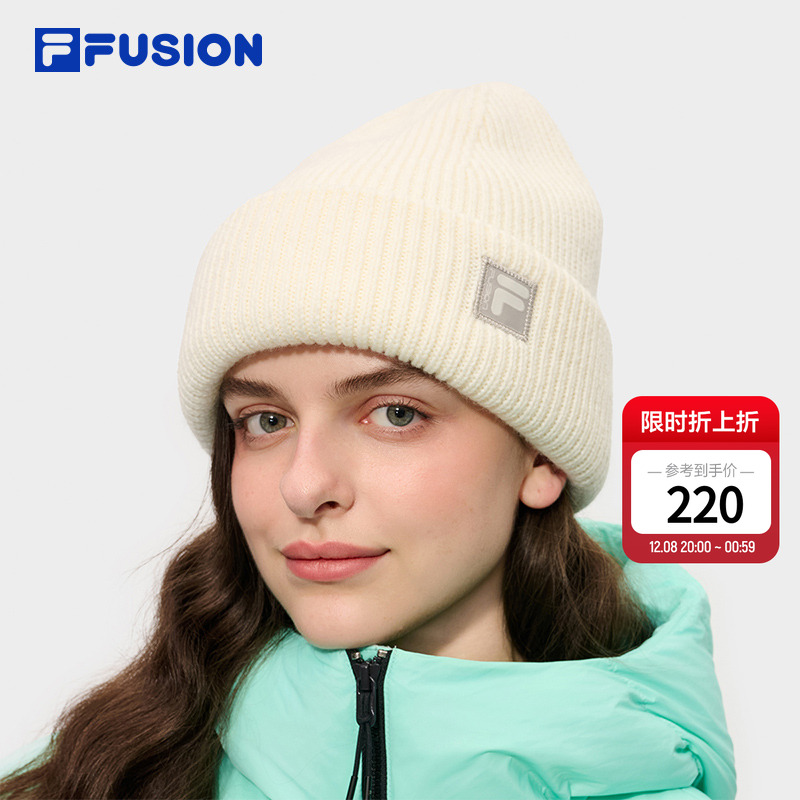 FILAFUSION斐乐潮牌针织帽
