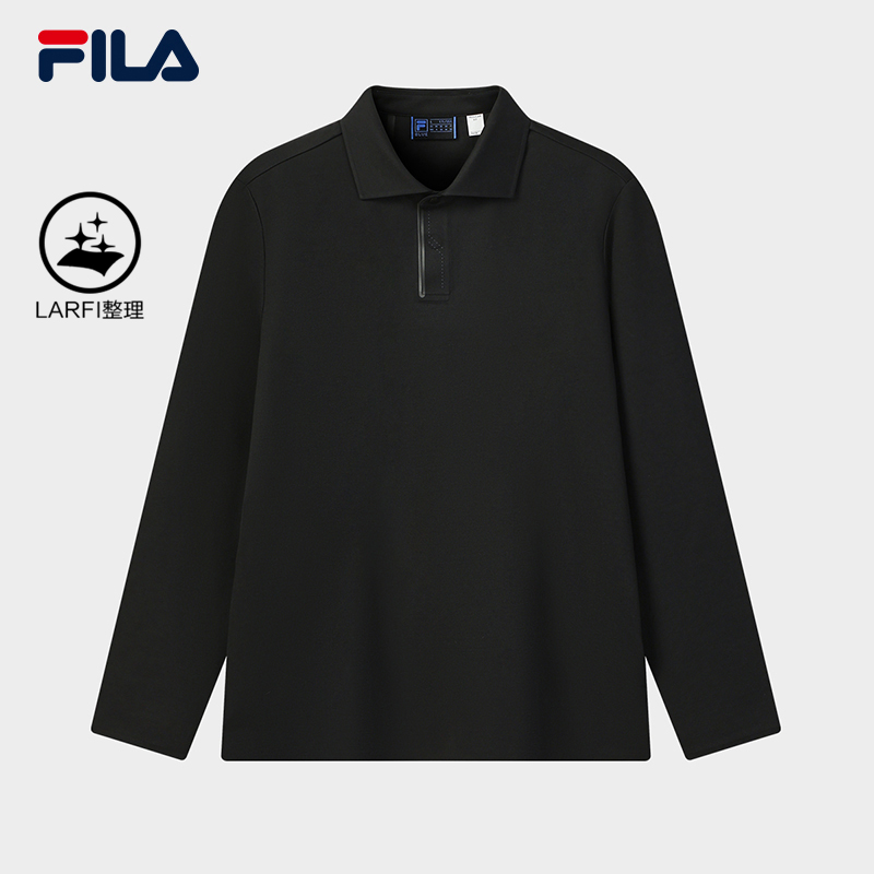 FILA斐乐男士针织长袖POLO衫