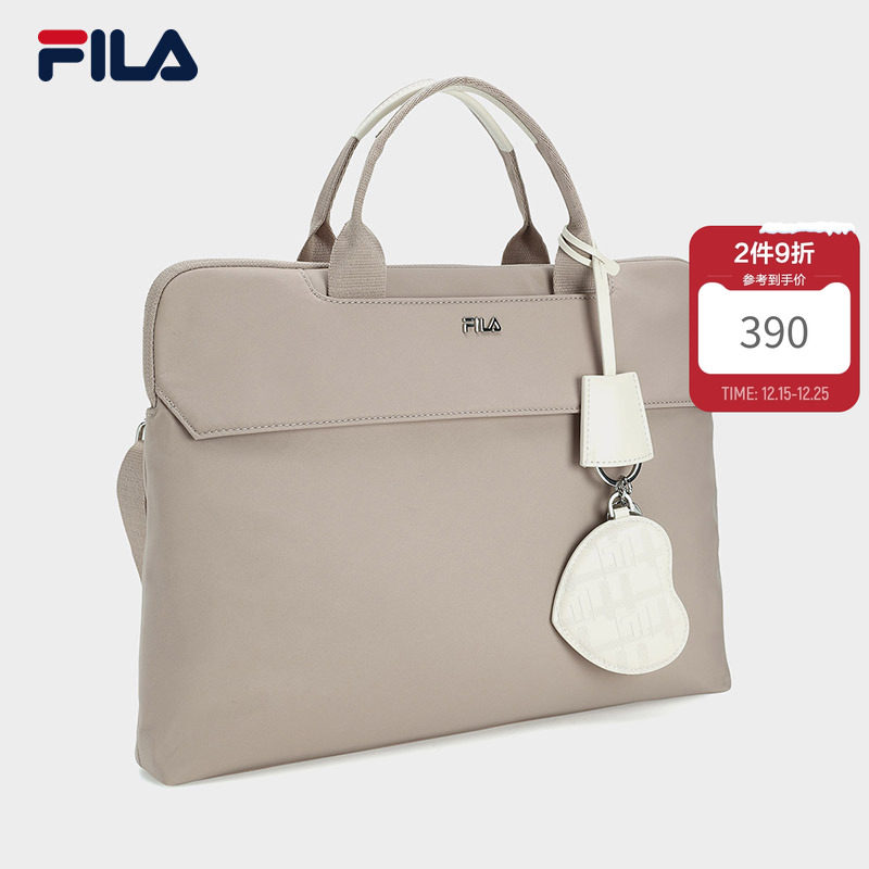 提包|FILA 斐乐官方女包挂件防泼水时尚休闲单肩包手提包电脑包