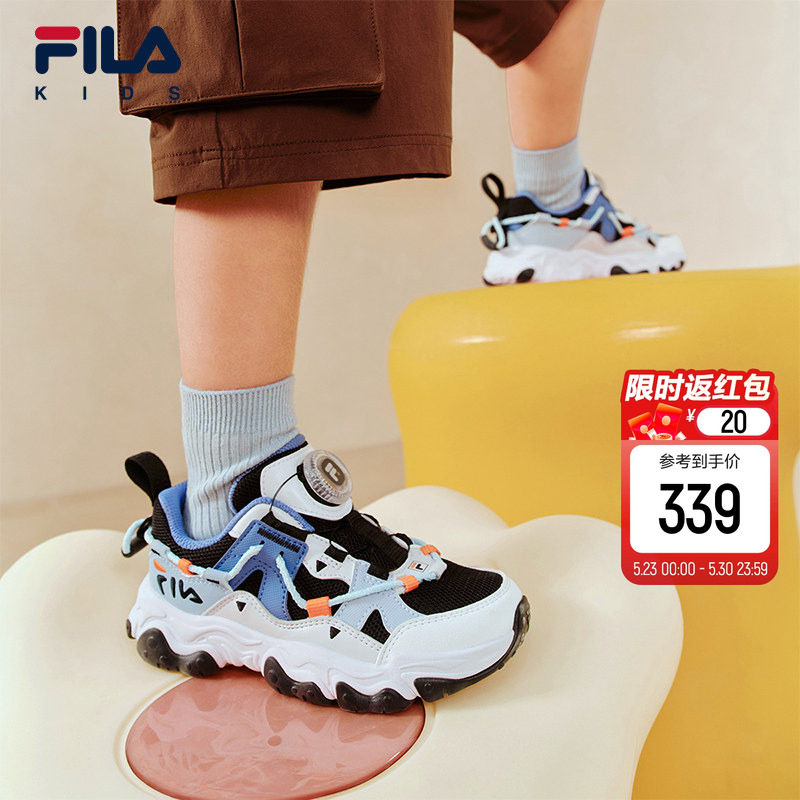 猫爪|FILA KIDS斐乐童鞋儿童透气运动鞋子夏季男女小童复古