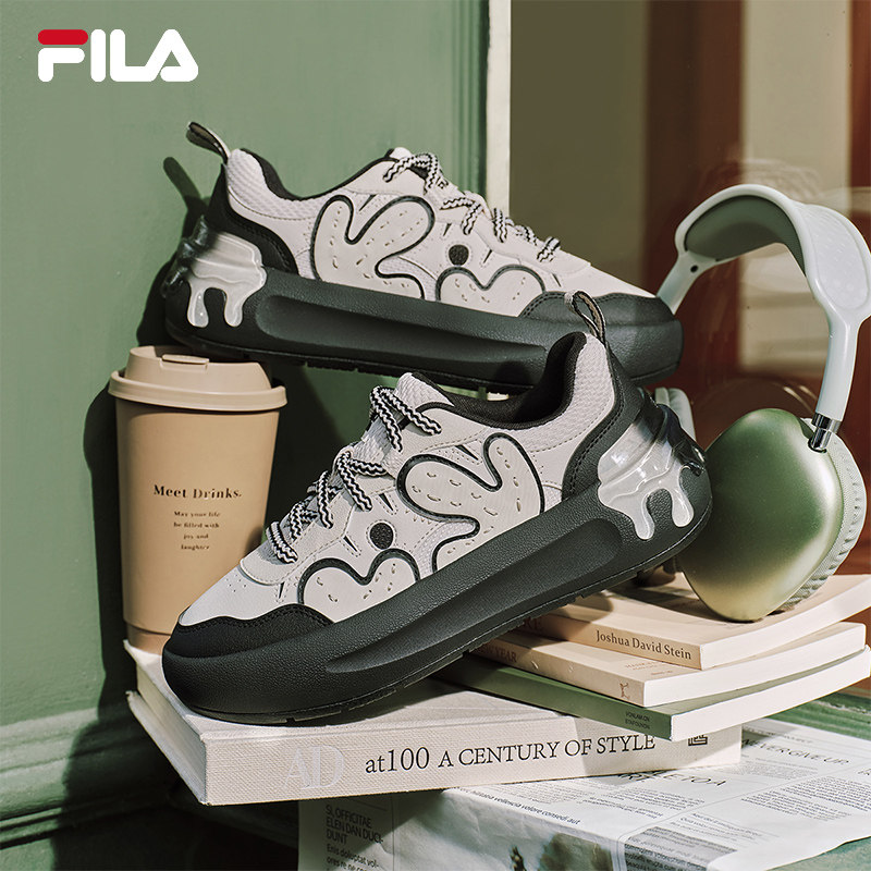 仙人掌|FILA 斐乐官方女鞋CACTI板鞋新款厚底增高面包休闲