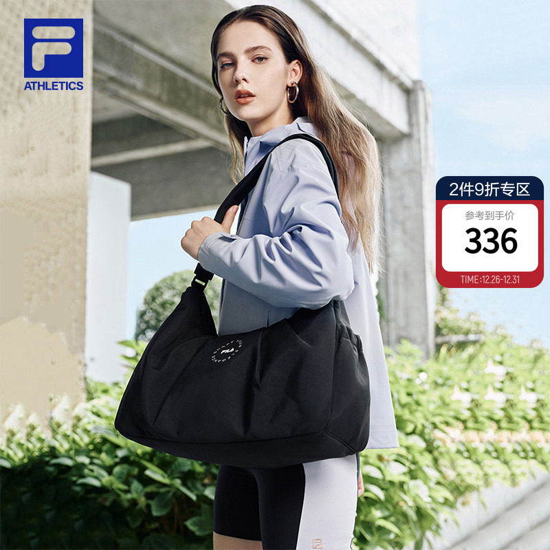 挎包|FILA 斐乐官方女包秋季新款时尚健身运动单肩包斜挎包随行