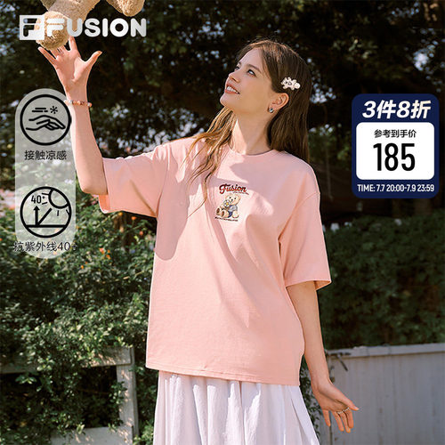 FILAFUSION斐乐潮牌短袖T