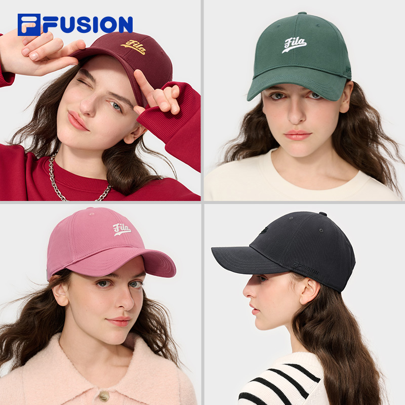 【杨幂同款】FILA FUSION斐乐帽子微笑帽棒球帽女款新款鸭舌帽男 【杨幂同款】FILA FUSION斐乐帽子微笑帽棒球帽女款新款鸭舌帽男