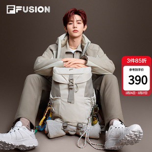 斐乐双肩包新款 FUSION章昊同款 背包徒步户外包书包 FILA 登山包