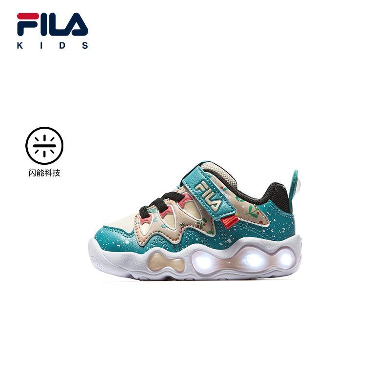 FILAKIDS斐乐男婴幼童闪灯鞋