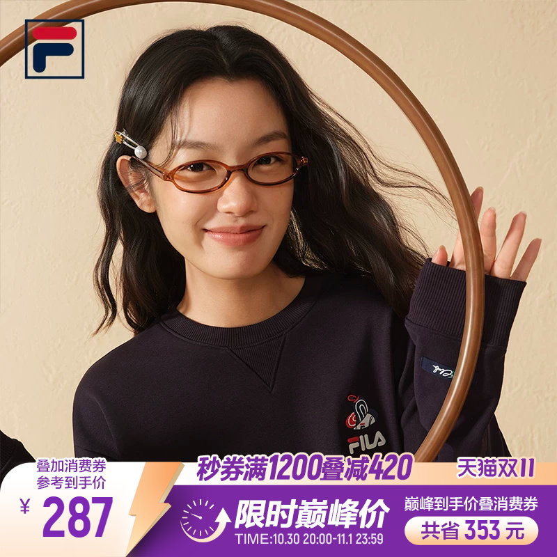斐乐质感卫衣丨FILA套头卫衣26秋款男女同款网球运动宽松情侣上衣