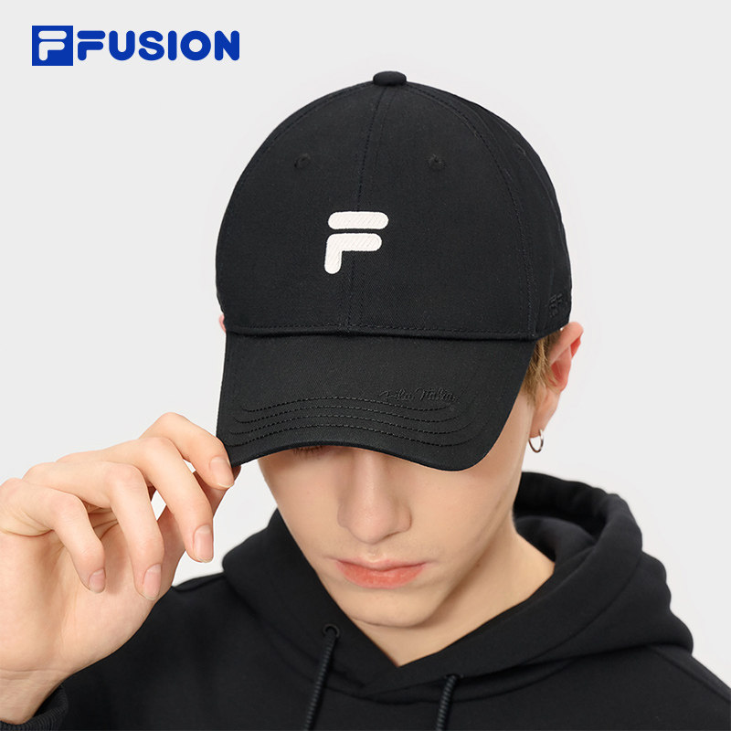 白白帽|FILA FUSION斐乐官方帽子棒球帽女款鸭舌帽男防晒