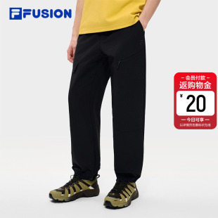 FILA 收口休闲裤 FUSION斐乐潮牌梭织长裤 新款 男2026春季 章昊同款