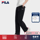 2024夏季 斐乐官方女士针织长裤 新款 FILA 简约休闲舒适阔腿裤 时尚