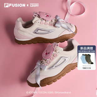 FILA FUSION x ZANMANG LOOPY 联名 BOBO BLING斐乐薄底板鞋女鞋