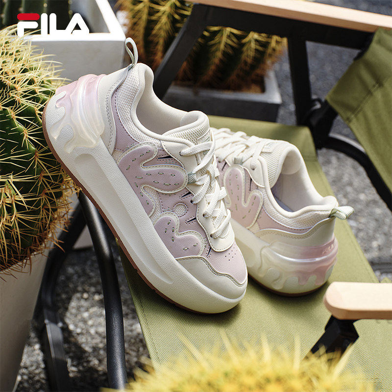 【超级年货节】仙人掌|FILA 斐乐官方女CACTI 摩登板鞋厚底运动鞋,运动鞋new,板鞋,淘宝优惠券,粉丝福利购,淘宝优惠卷