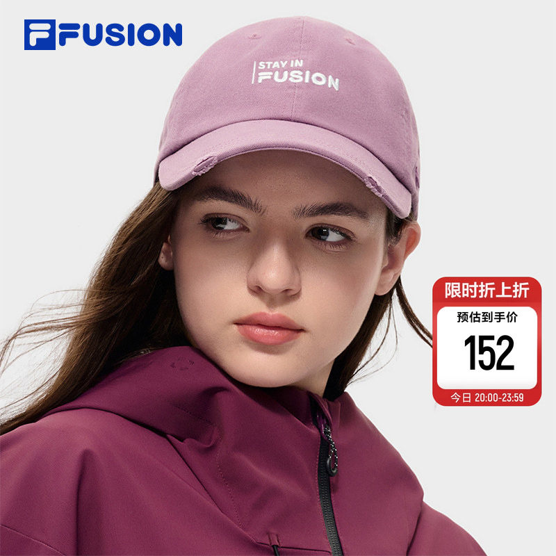 FILA FUSION斐乐帽子情侣款棒球帽2026春季新款软顶运