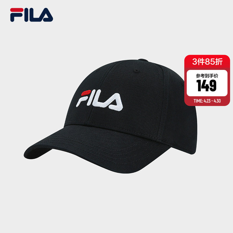 硬顶棒球帽|FILA 斐乐官方男子帽情侣休闲舒适运动帽遮阳帽鸭舌帽