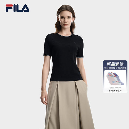 FILA斐乐女子修身编织衫