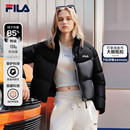 休闲短款 新款 外套女 FILA斐乐RGB多彩羽绒羽绒服2025冬季 杨幂同款