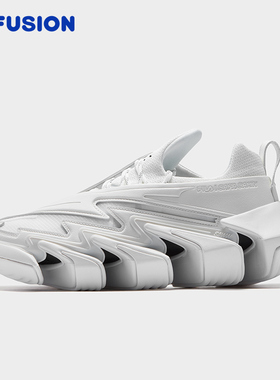 FILA FUSION斐乐潮牌SAWTOOTH未来潮鞋男2025秋新款锯齿鞋跑步鞋