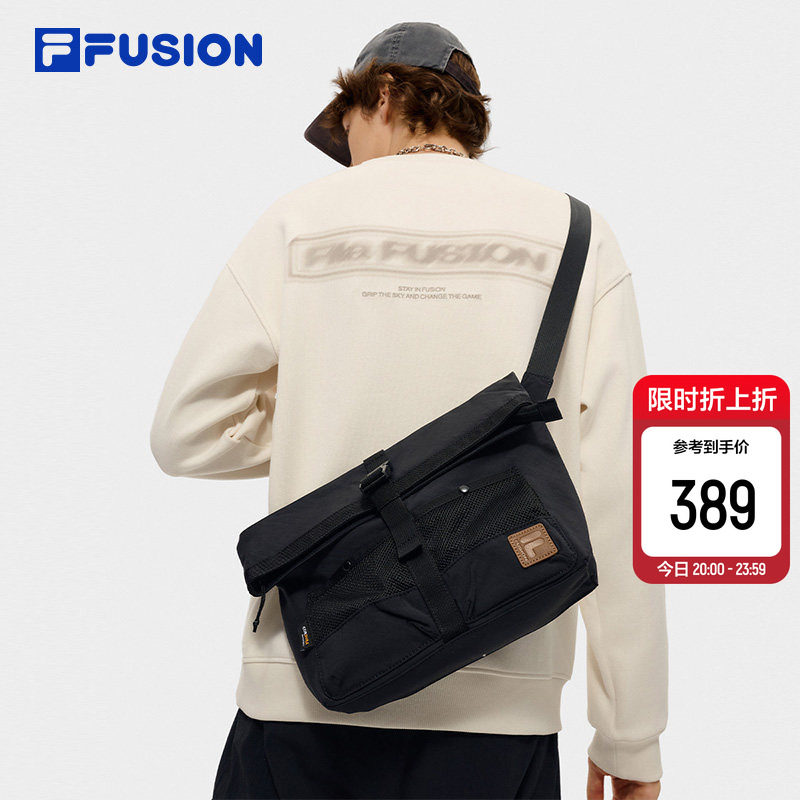 FILA FUSION斐乐包包情侣款挎包2026春季新款邮差包单