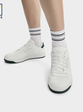 TARGA 1+|FILA 斐乐官方女鞋网球生活鞋新款圆盾鞋1+板鞋小白鞋子