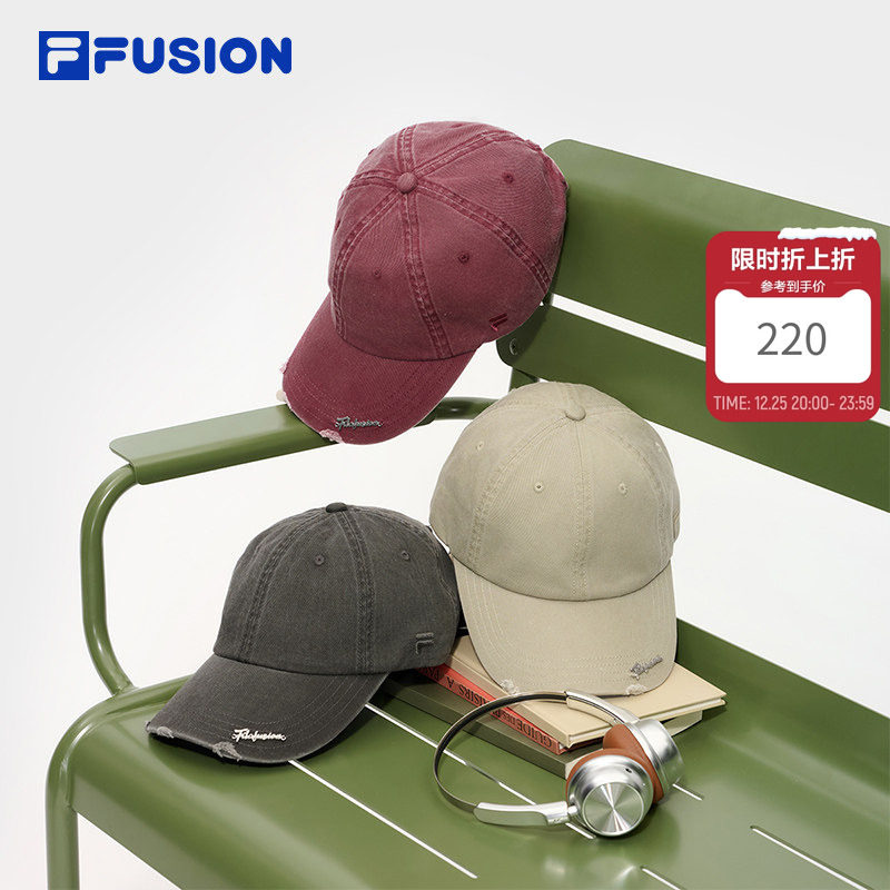 FILA FUSION斐乐帽子情侣款棒球帽女2025新款遮阳帽鸭