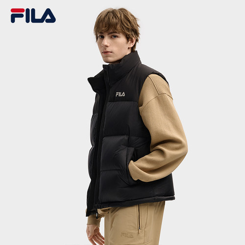 FILA斐乐官方保暖羽绒马甲时尚