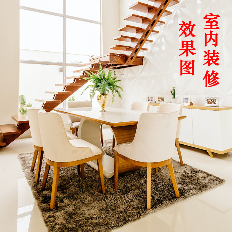 室内装修设计效果图家庭二居室三居室客厅吊顶卧室房子小户型布局