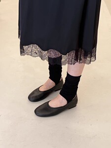 widelia踩踩袜 芭蕾风袜子踩脚袜套 春夏中筒堆堆袜