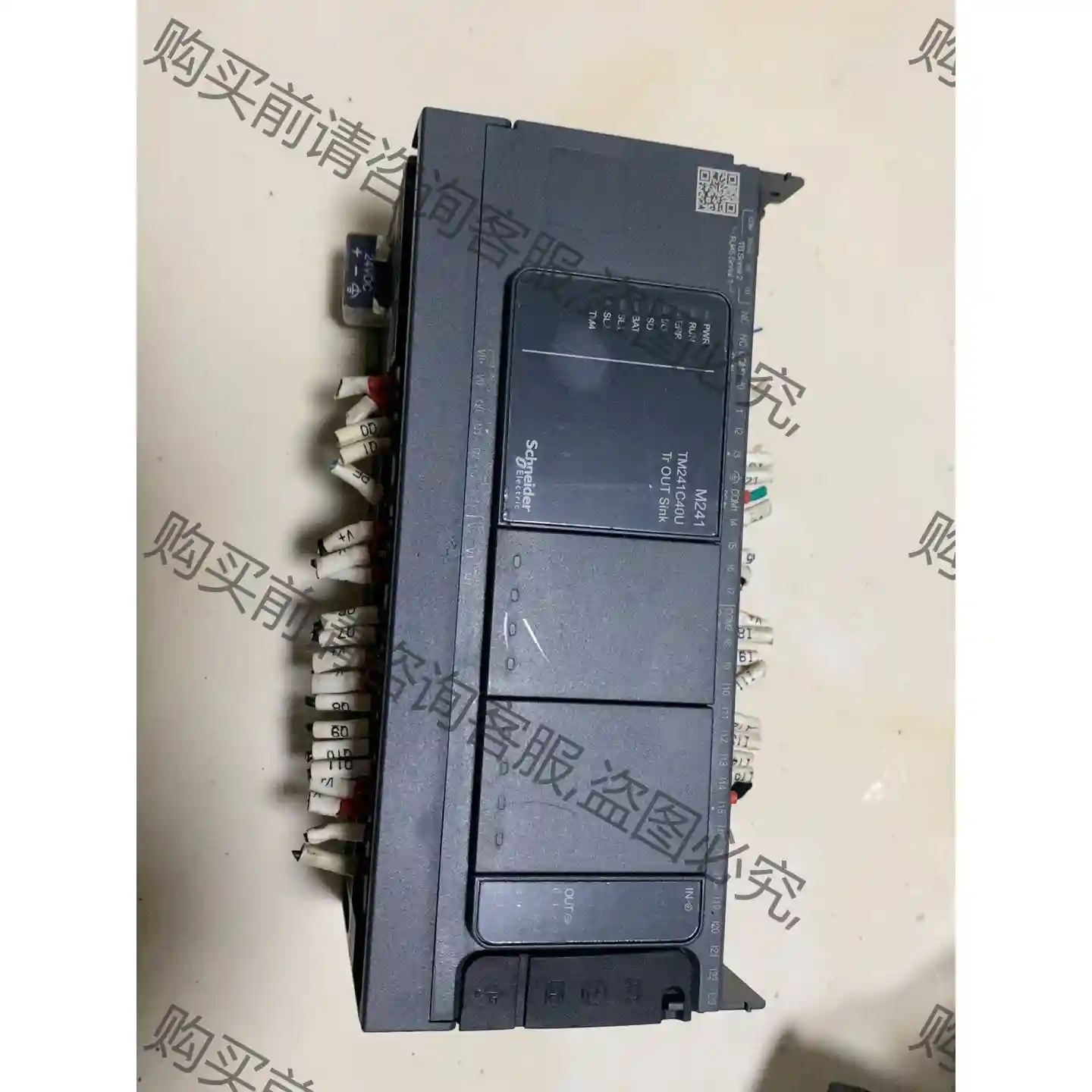 施耐dePLC TM241C40U ，正常拆机，实物图，喜欢的 先议价 包上机