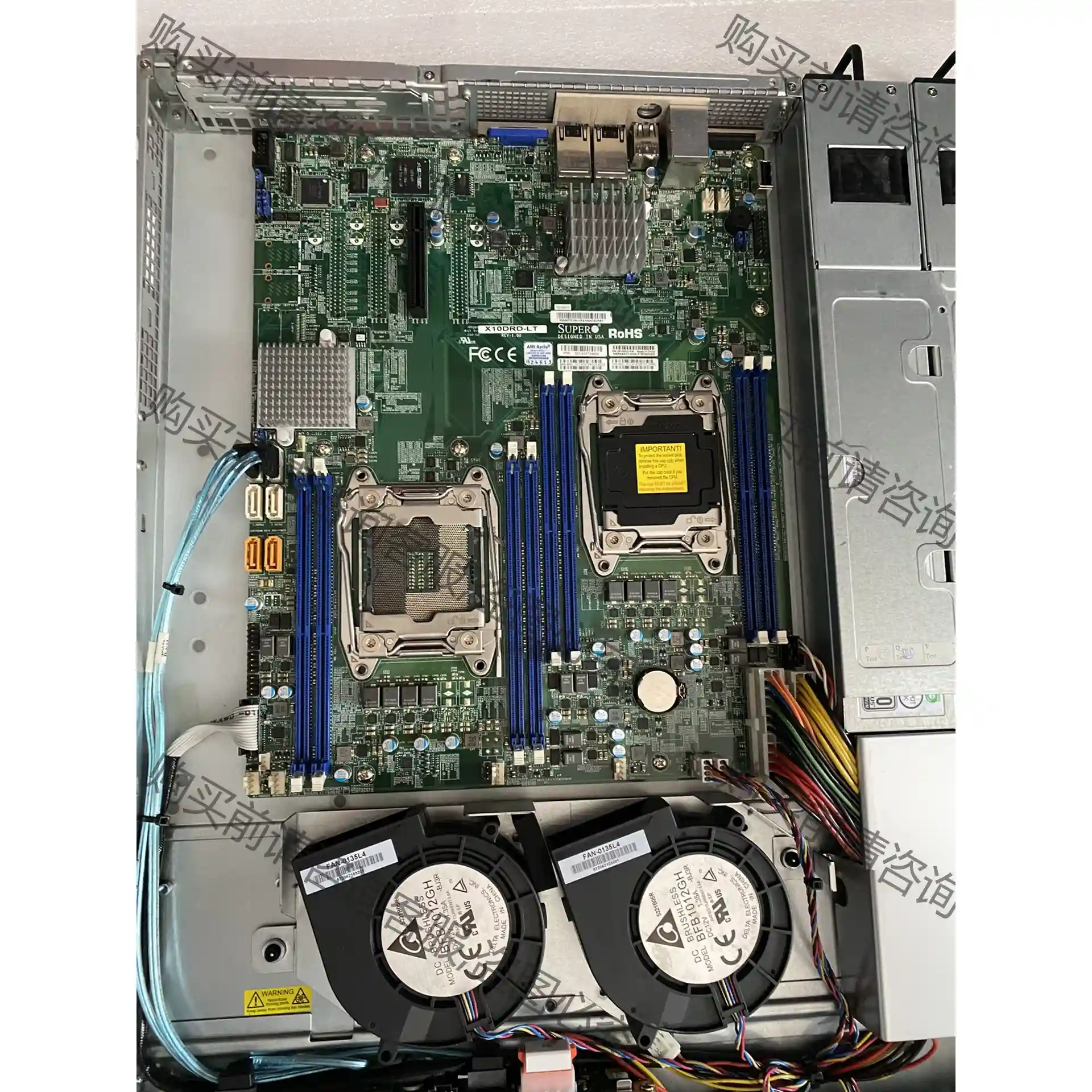 超微x10drd-lt主板 双路服务器x99主板 v3 v 先议价 包上机好用