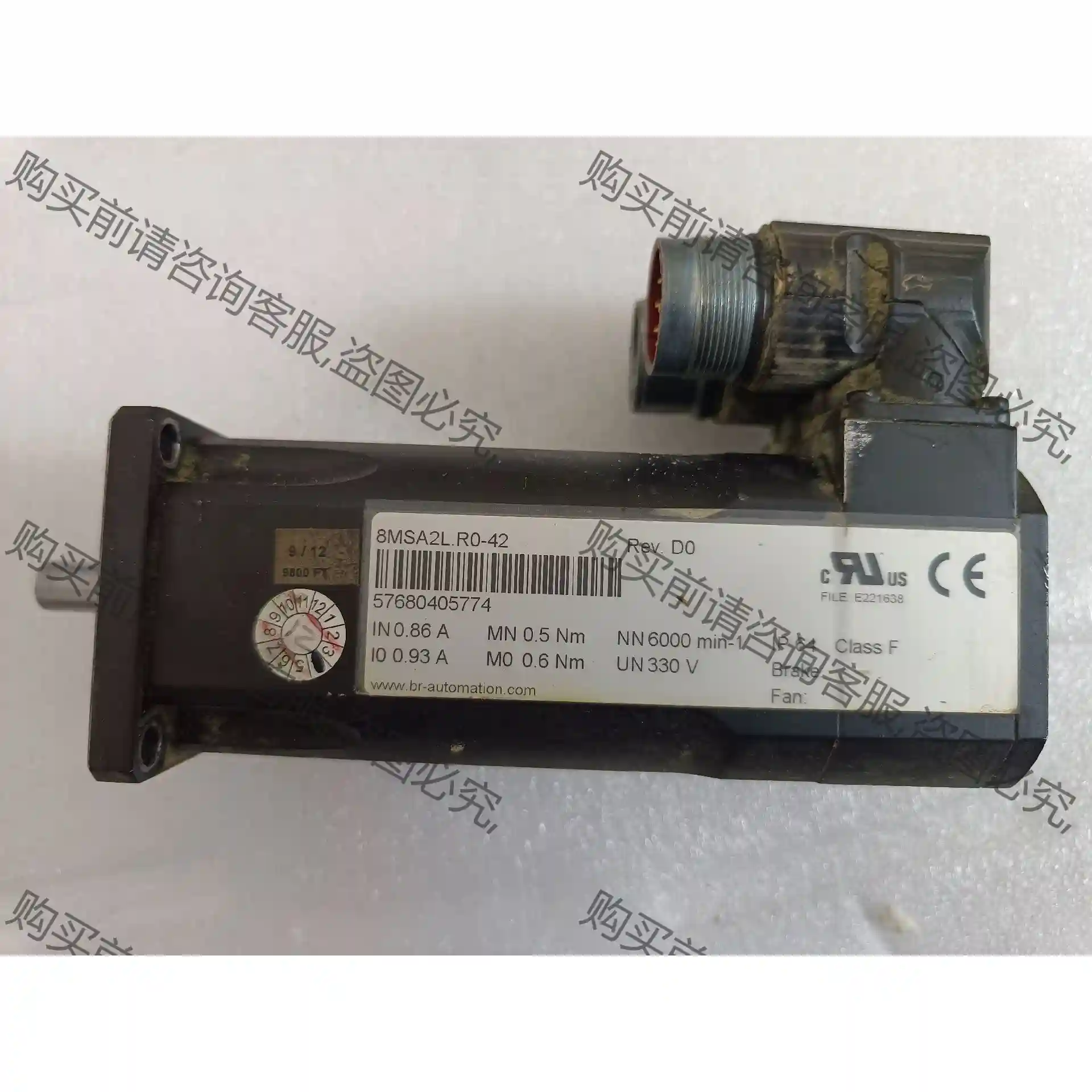 贝加莱伺服电机型号,8MAS2L.R0－42，成色好，功能正 先议价 包上
