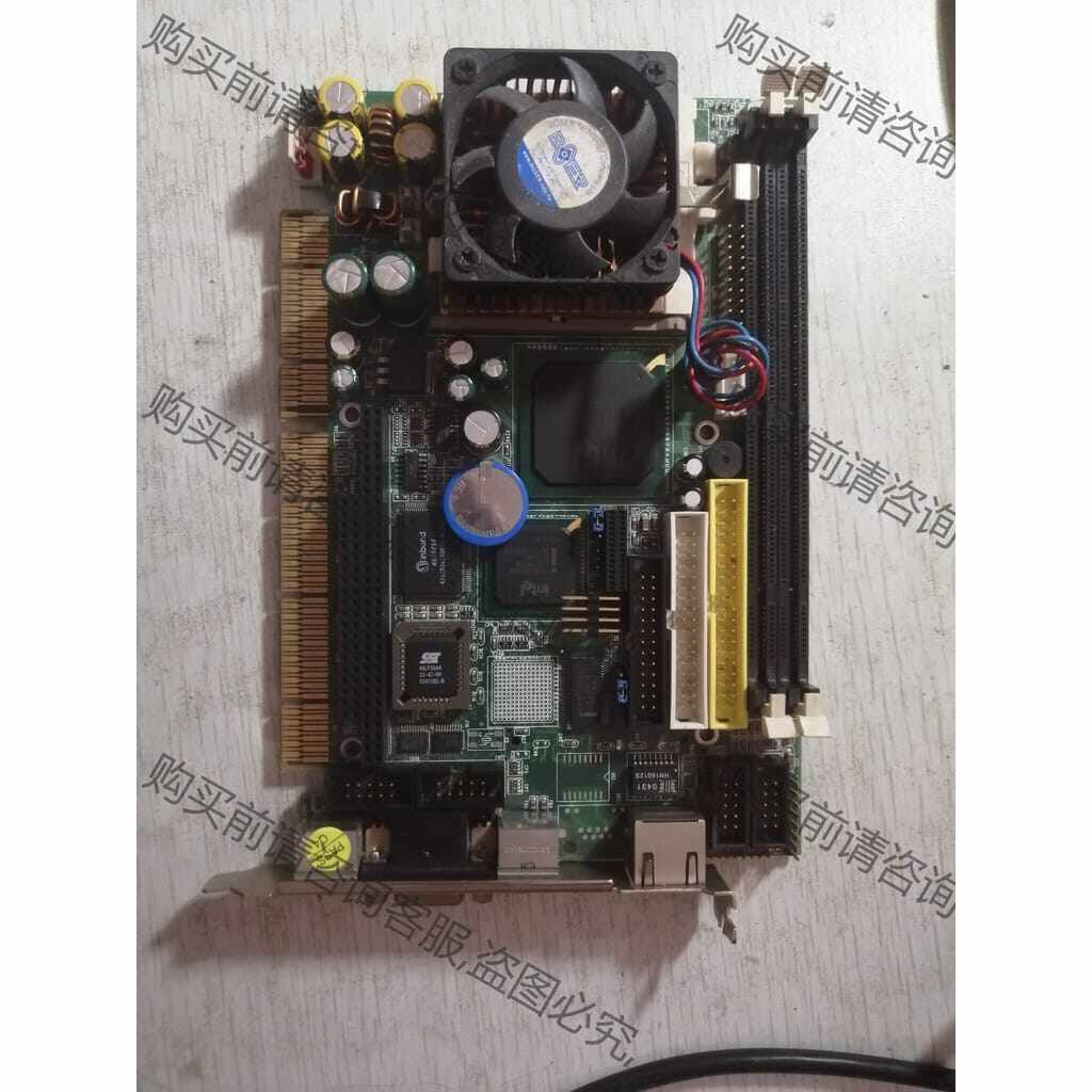 功能正常议价 宝晟 HS-6238 PCI-ISA 半长CPU工控卡 图为
