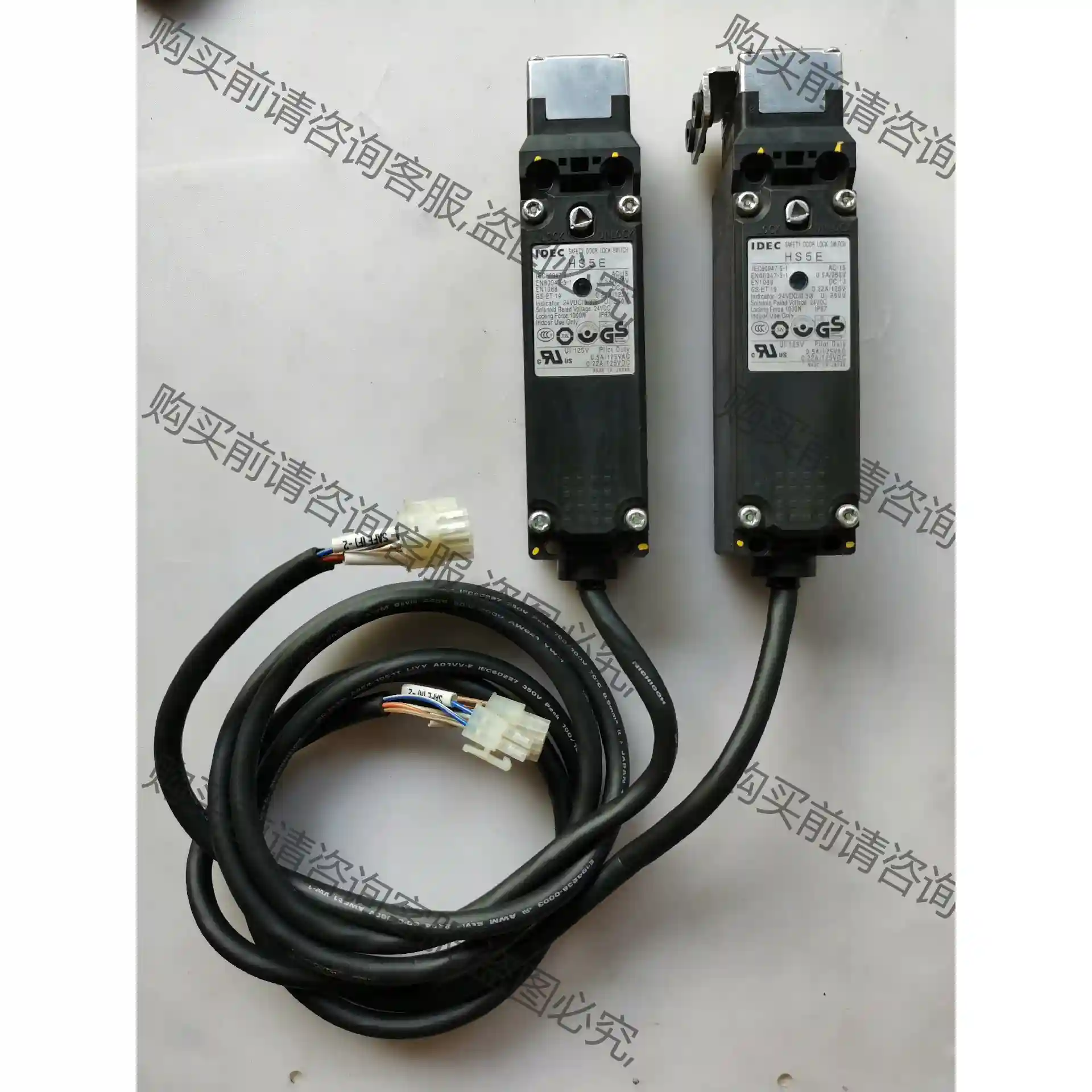 日本IDEC和泉 电磁式安全开关HS5E-F7Y DC24 先议价 包上机好用