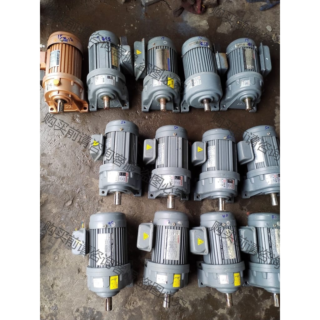 功能正常议价 减速电机200W1比40--50轴直径22，二手拆机九成新