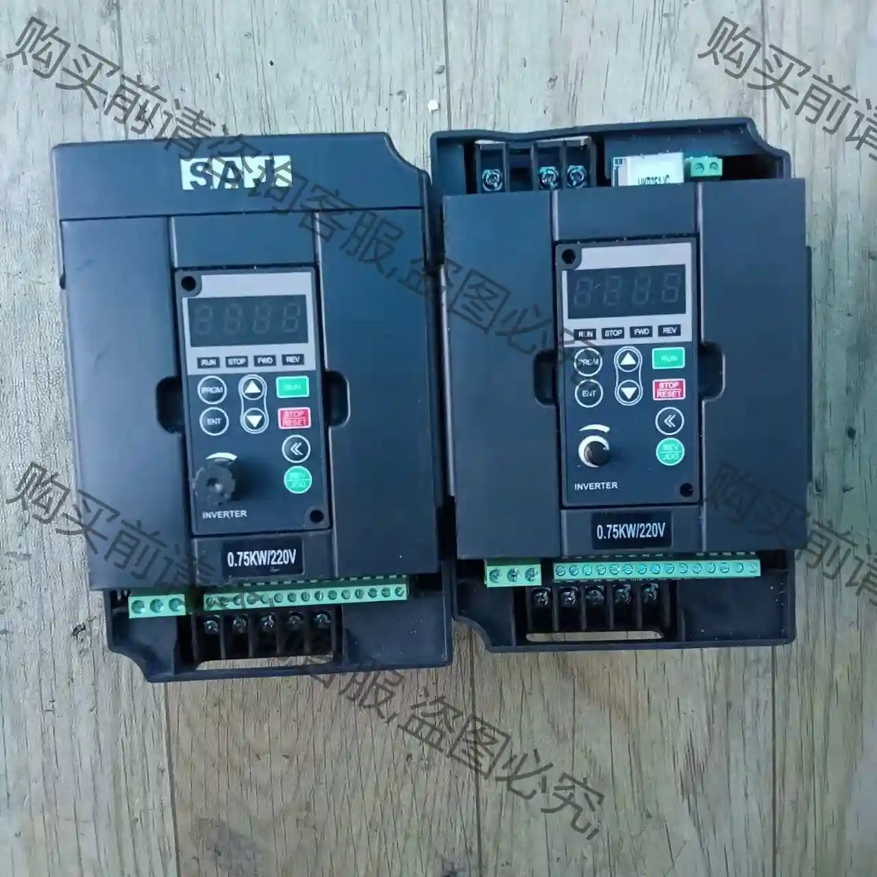 SAJ三晶变频器8000B-2SR75GB 0.75kw 单 先议价 包上机好用